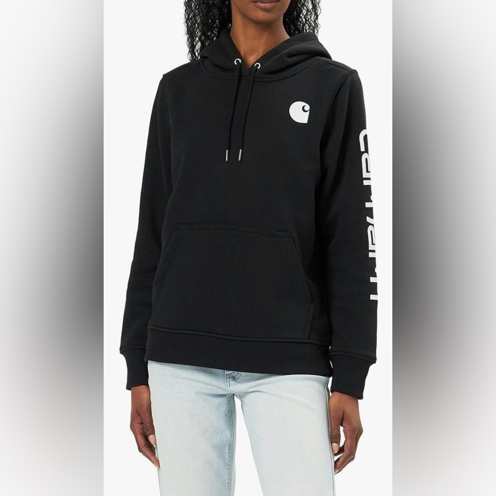 Carhartt Women’s Clarkburg Graphic Sleeve Pullover Sweatshirt - Picture 1 of 6